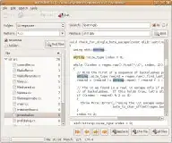 five code chunks placed side by side