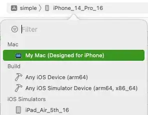 Xcode screenshot