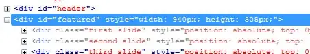 footer at the bottom of page