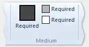 screenshot of table