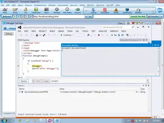 VS Debugging AOL