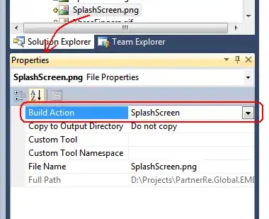 Setting a splash screen