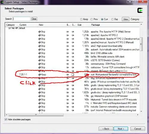 Cygwin package manager