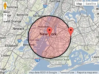 Google Maps Geometry