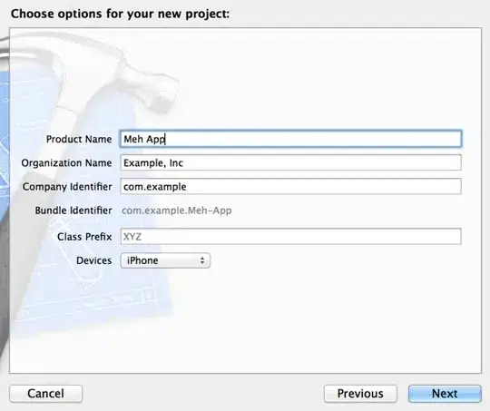 Screen grab of new entry in info.plist
