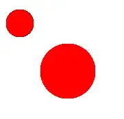 Rect edge merged with long straight line