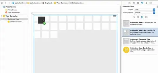 screencast of adding a collection view cell