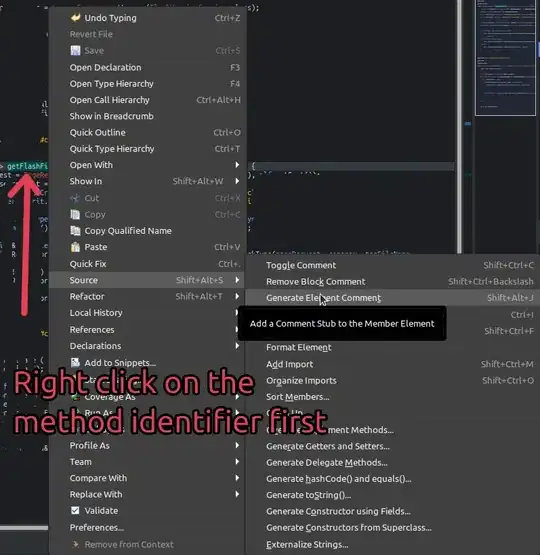 Screenshot: Interpretor Settings
