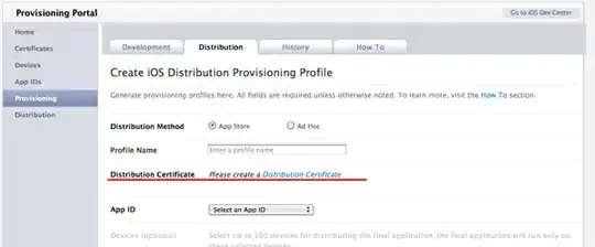 The image shows the page before I accept the certificate