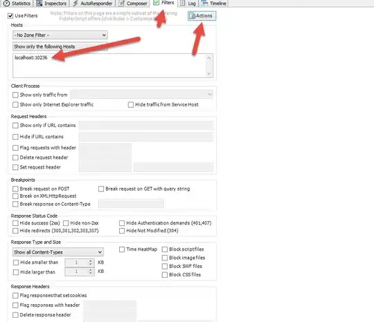 two images with overlap showing