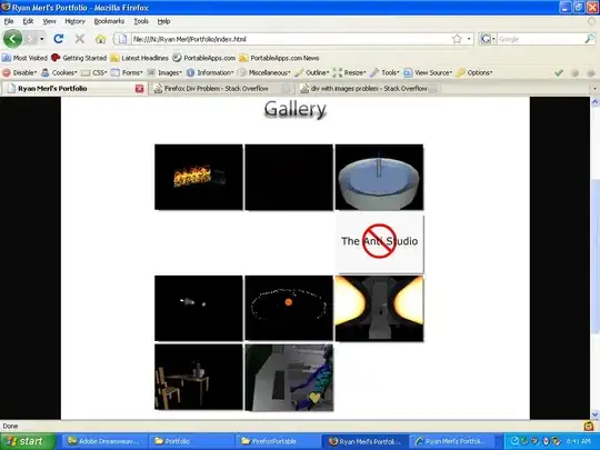 Snapshot of colorMatrix program