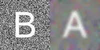 The result on screen
