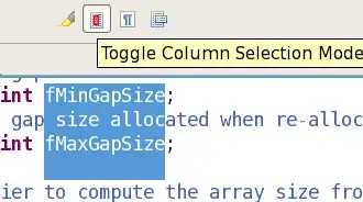 the data when first running the application