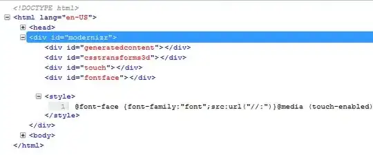 Error output