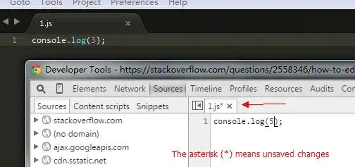 example of output with commas