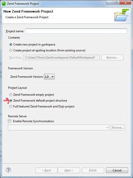 the string in the database
