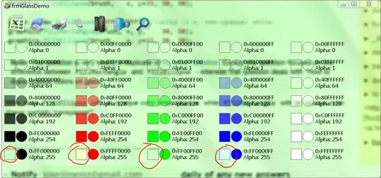 The layout after changing the bottom JLabel text. Notice how the label has gotten bigger.