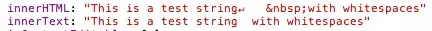 nodeValue
