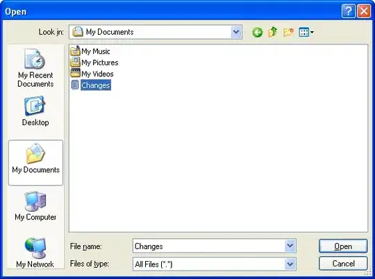 picture of a Windows XP open dialog