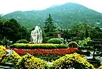 A view of Huaqing Palace, near Huaqing Pool.