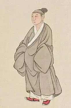 Commoner in Đàng Trong, Revival Lê dynasty depicted in Huang Qing Zhigong Tu.