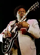 Image 63B.B. King in Rome, 1984 (from List of blues musicians)