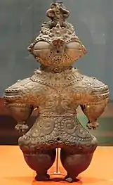 Clay statue, late Jomon period (1000–400 BC), Tokyo National Museum