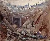 1919, Dug Out on the Somme