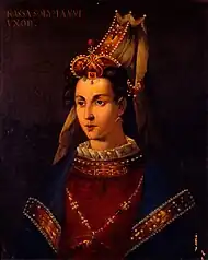 18th century portrait of Hürrem Sultan kept at Topkapı Palace.