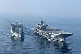 Vikrant  getting refuelled by Deepak.