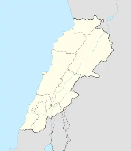 Ghbaleh is located in Lebanon
