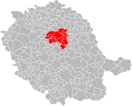 Location of Albigeois within the department