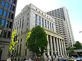 Building at Sacremento and Batery Streets in San Francisco. Stands on top of Apollo (storeship)