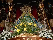 Our Lady of Salambao in the altar