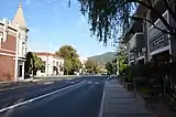 View of West Main Street and Santa Cruz Ave Los Gatos
