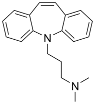 Skeletal formula of depramine
