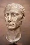 Portrait sculpture of Julius Caesar