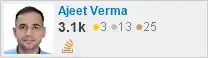 profile for Ajeet Verma on Stack Exchange, a network of free, community-driven Q&A sites