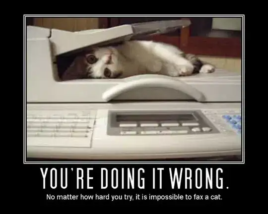 You are doing it wrong