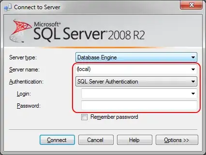 Connect to Server screen