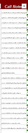 Main header and status bar