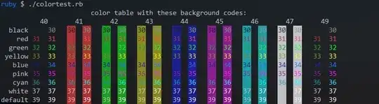 ruby colortest