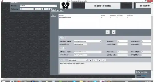 Bug Display Output