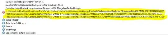 build error for the MultipartEntity library 