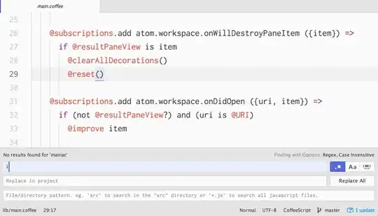 snapshot of error