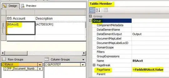 Tablix Member