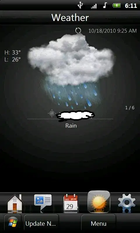 Image showing the effect of the above code