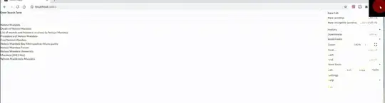 How to get the tree view of the response in chrome
