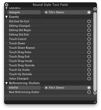 Xcode screenshot