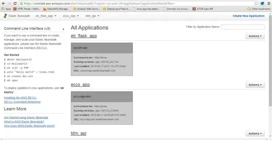 Dump of error